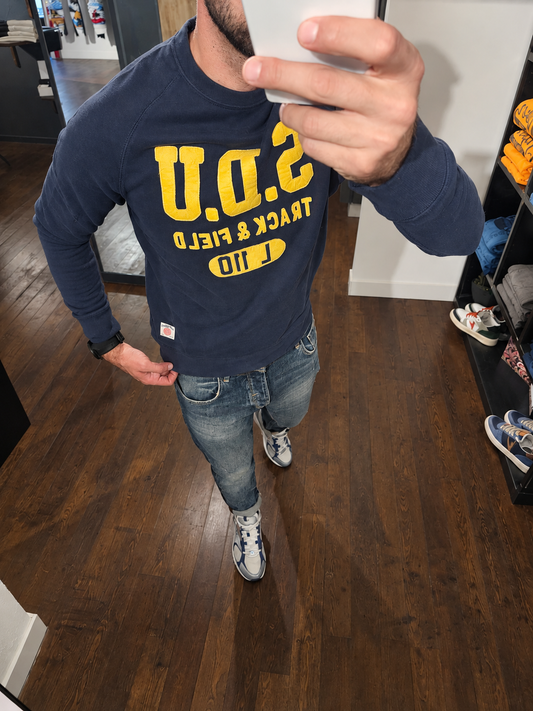 FELPA ATHLETIC BLU