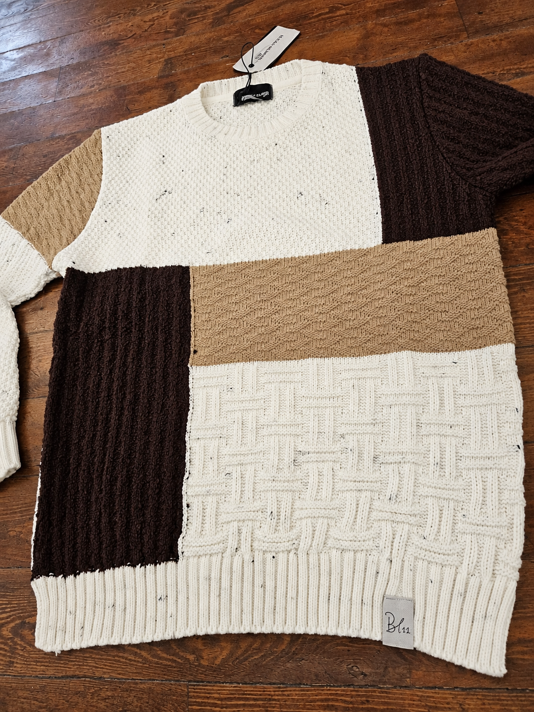 MAGLIA JAQUARD GEOMETRICA