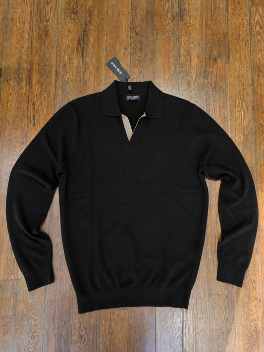 POLO IN MAGLIA MANICA LUNGA